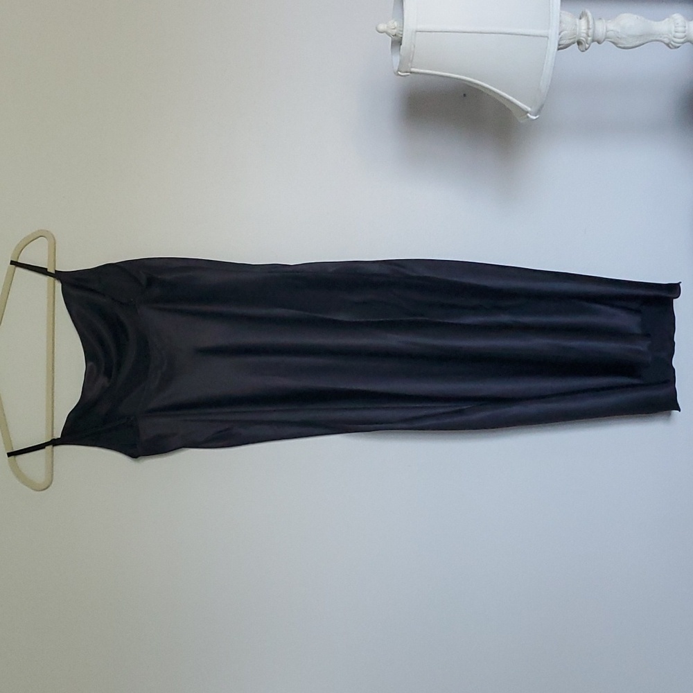 NWT Black Bebe Cowl‎ Neck Midi Dress Size S - Picture 3 of 9